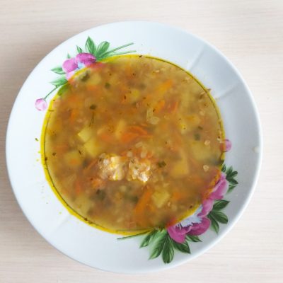 Гречневый суп с поджаркой - рецепт с фото