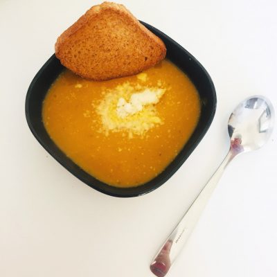Морковно-тыквенный суп-пюре с карри - рецепт с фото