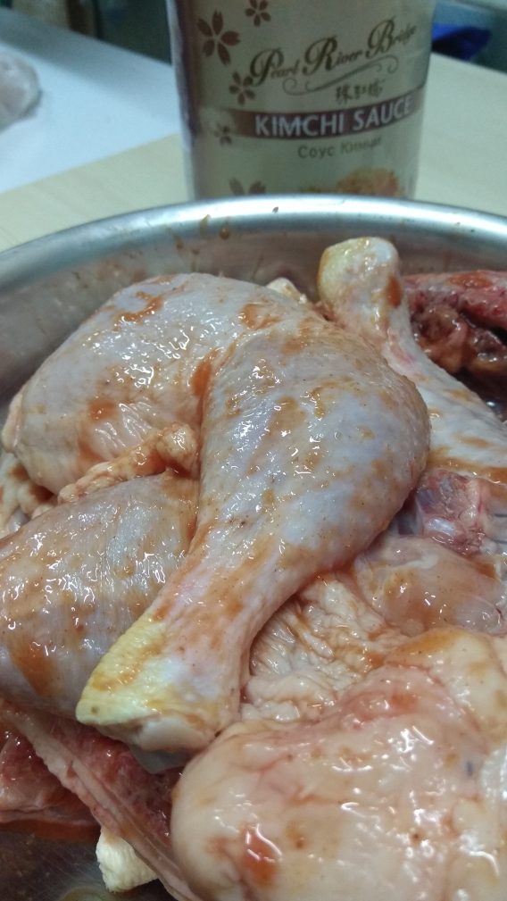 Фото рецепта - Куриные окорочка в сливочном соусе (Шкмерули) - шаг 1