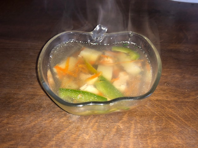 Фото рецепта - Овощной гречневый суп с куриным филе - шаг 6