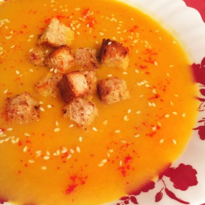 Ароматный крем-суп из тыквы - рецепт с фото