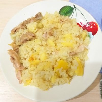 Куриный плов с картошкой - рецепт с фото