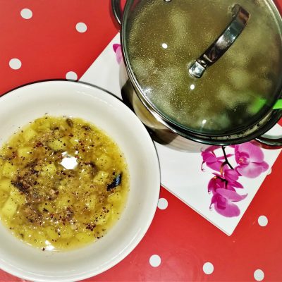 Пикантный супчик из консервов с персидской чечевицей - рецепт с фото
