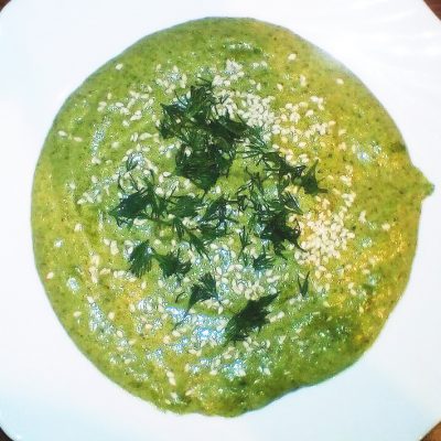 Зелёный суп-пюре с брокколи - рецепт с фото