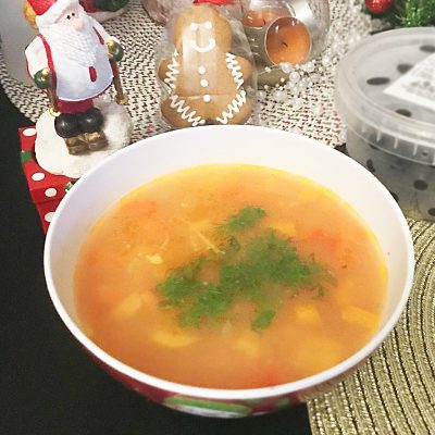 Овощной суп с макаронами - рецепт с фото