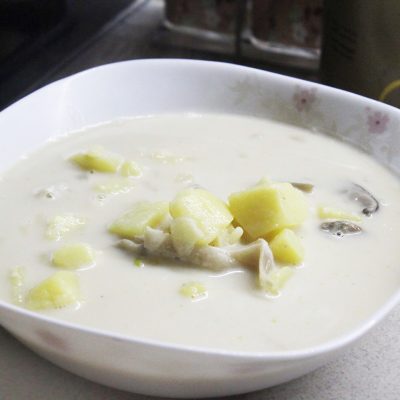Сырный суп с грибами - рецепт с фото