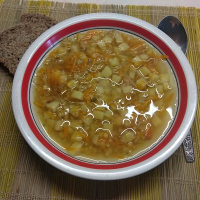 Постный суп с чечевицей - рецепт с фото