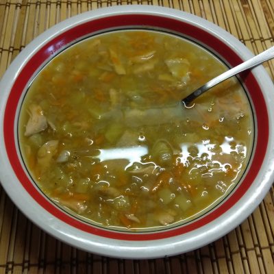 Суп из лосося с чечевицей - рецепт с фото
