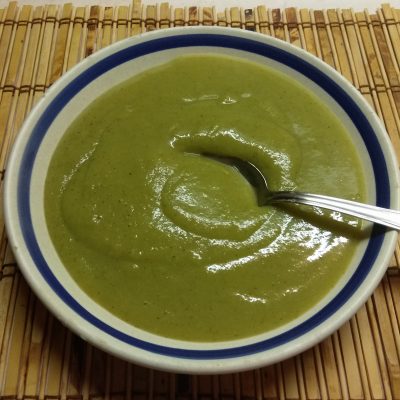 Картофельный суп-пюре из брокколи и зеленого перца - рецепт с фото