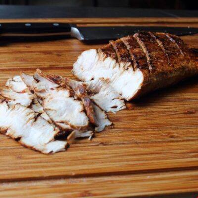 Жареная свиная корейка со специями - рецепт с фото