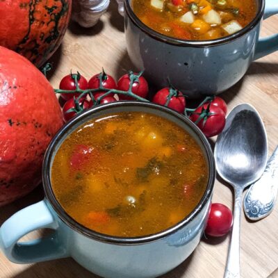 Айнтопф с тыквой (овощной суп) - рецепт с фото