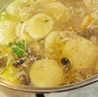 Галушки для бульона или супа - рецепт с фото