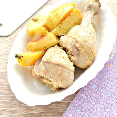 Куриные голени с картошкой в мультиварке - рецепт с фото