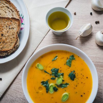 Крем-суп из тыквы с имбирем - рецепт с фото