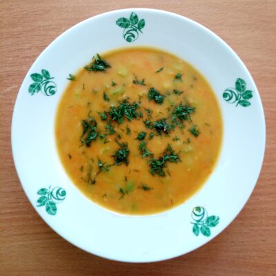 Суп из красной чечевицы и кабачков - рецепт с фото
