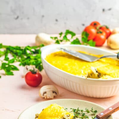 Жульен с курицей и грибами под соусом Бешамель - рецепт с фото