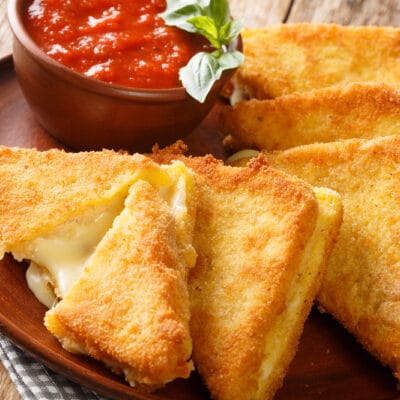 Жареный сыр моцарелла - рецепт с фото