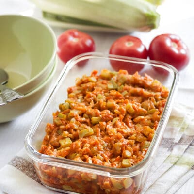 Рагу из кабачков с морковью и помидорами - рецепт с фото
