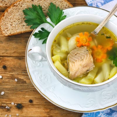 Рыбный суп с картофелем - рецепт с фото