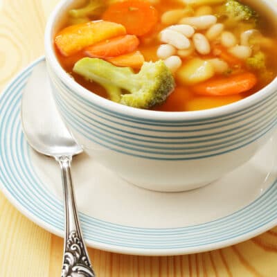 Суп минестроне с фасолью - рецепт с фото