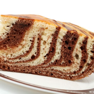 Разноцветный пирог «Зебра» - рецепт с фото
