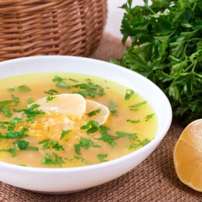 Картофельный суп с вермишелью и лимоном - рецепт с фото