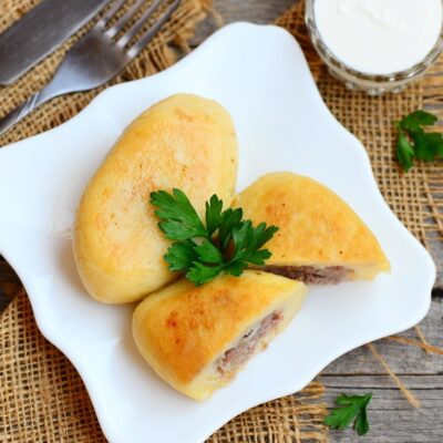 Картофельные зразы с говядиной и луком - рецепт с фото