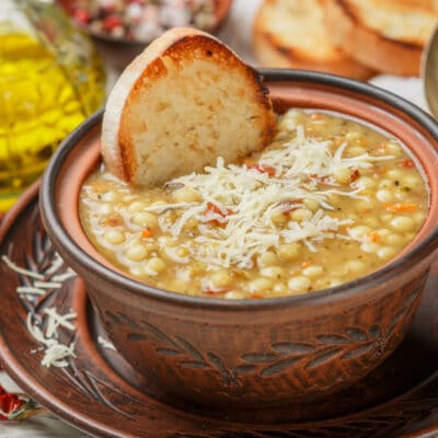 Овощной суп с чечевицей и сыром - рецепт с фото