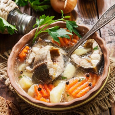 Рыбный суп с овощами - рецепт с фото