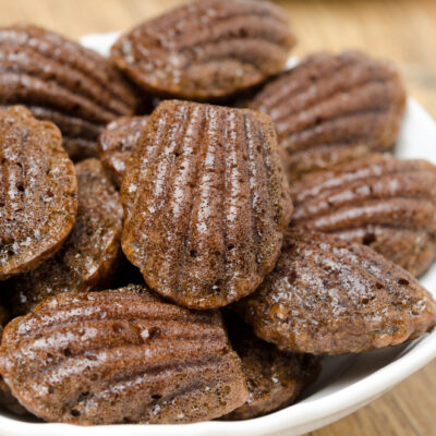 Шоколадное печенье «Мадлен» - рецепт с фото