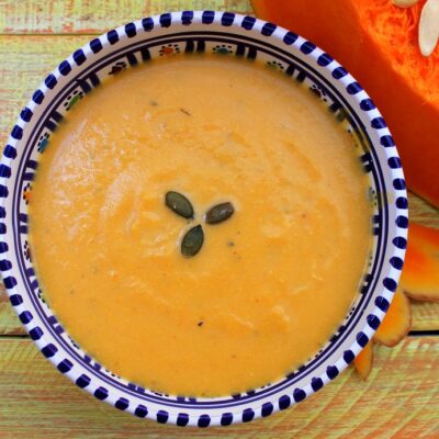 Тыквенный суп-пюре с картофелем и морковью - рецепт с фото