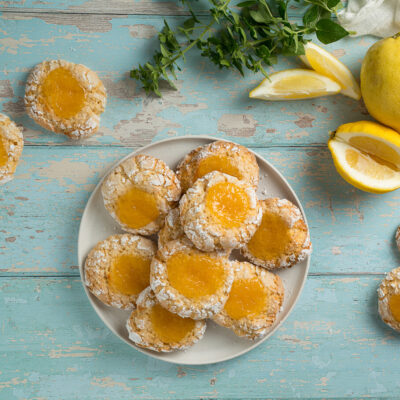Лимонное печенье «Трещинки» - рецепт с фото