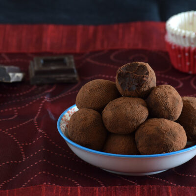 Домашние шоколадные трюфели - рецепт с фото