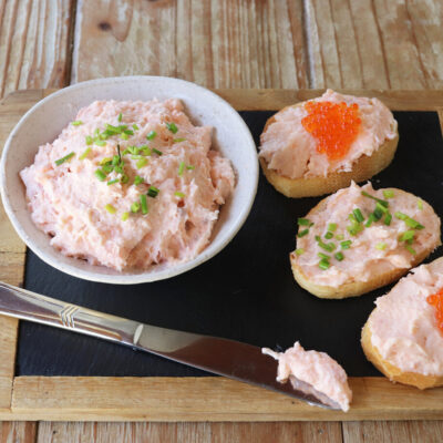 Мусс из копченого лосося — намазка на бутерброд - рецепт с фото