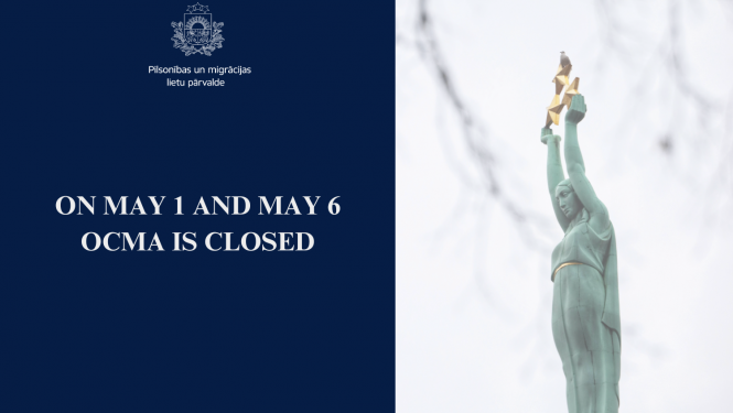 on MAY 1 AND MAY 6 OCMA CLOSED