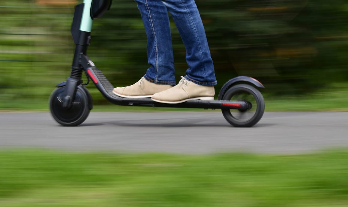 GERMANY-TRANSPORT-LIFESTYLE-E-SCOOTER