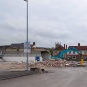 Demolition works to a branch of Lidl in Wells are progressing well.