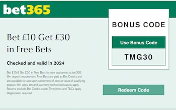 bet365 bonus code