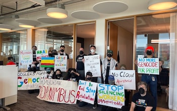 Google employees protest