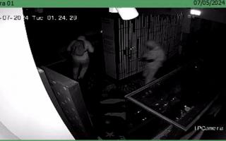 CCTV footage of two people during a robbery at Ely Museum (Cambridgeshire Police/PA)