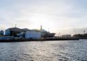 HMS Cardiff, the second Type 26 City Class frigate under construction at BAE Systems yard in Govan, Glasgow