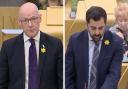 Humza Yousaf responded to a question on the shooting of Brian Low at FMQs