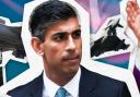 Rishi Sunak as he appears on the Conservatives' 'bizarre' new campaign poster