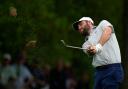 Scottie Scheffler trailed leader Bryson DeChambeau by one shot at the 88th Masters (Matt Slocum/AP)