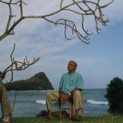 Nobel Prize winner Derek Walcott at his home in St Lucia (Photo by Micheline Pelletier/Corbis via Getty Images)