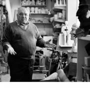 Paolozzi in the studio