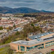 Landscape shot of Falkirk