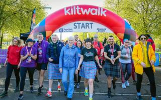 The Glasgow Kiltwalk has raised more than £2 million for Scottish charities so far