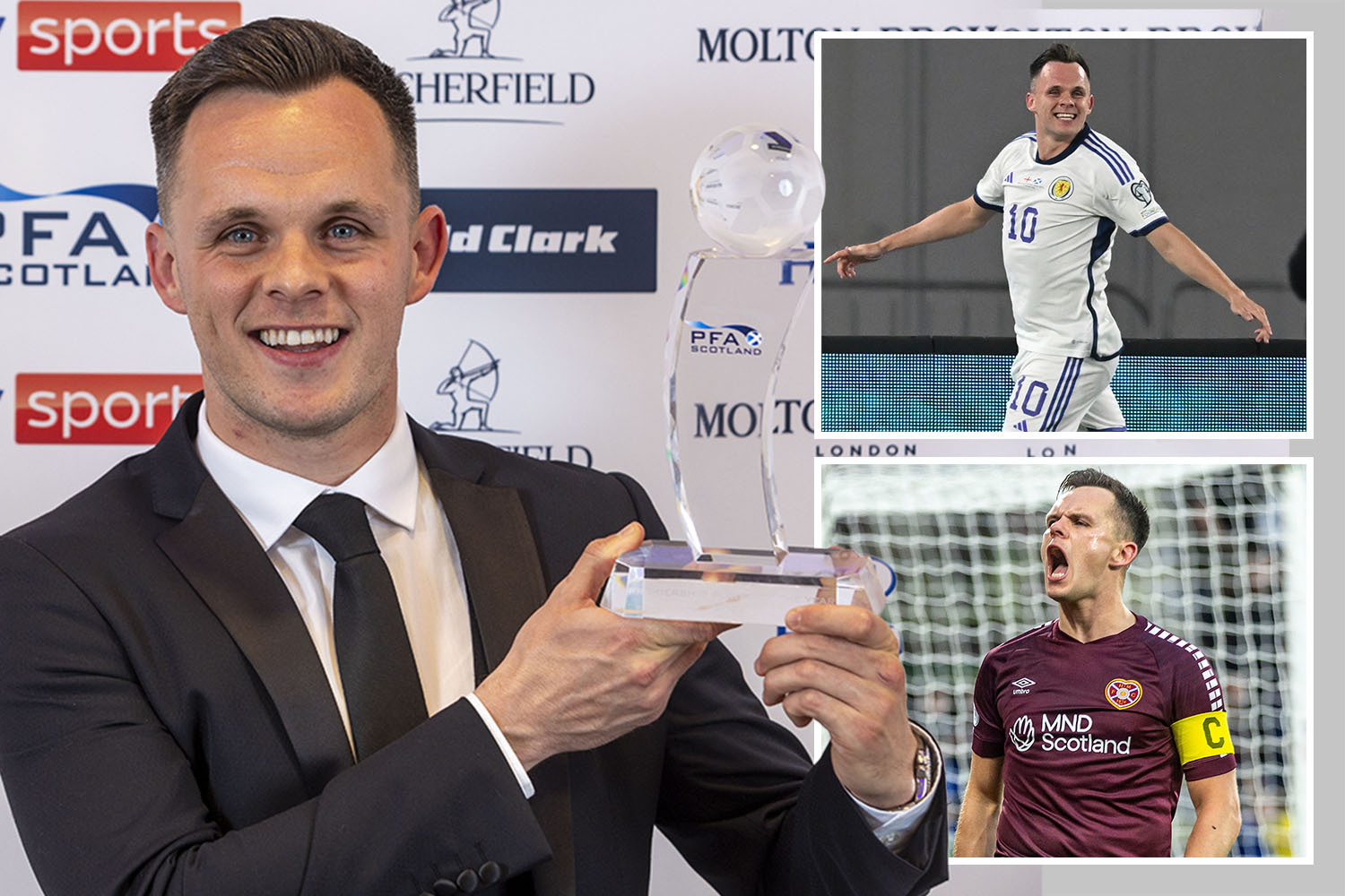 Lawrence Shankland wins PFA Scotland Player of the Year ahead of Old Firm rivals
