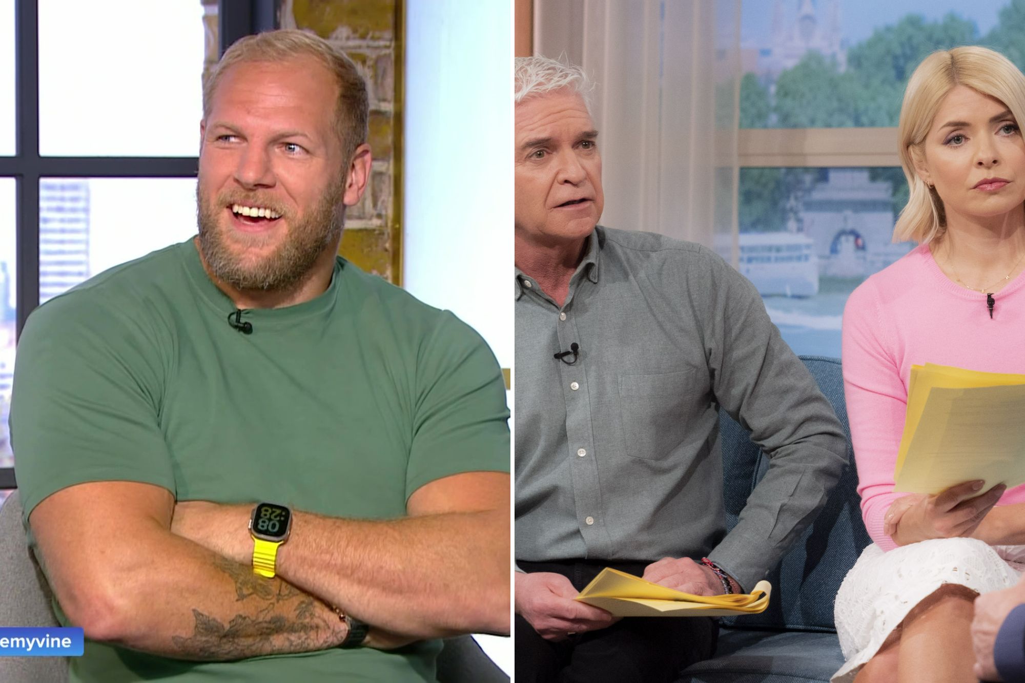 Holly Willoughby 'DID know about Phillip's affair, James Haskell claims